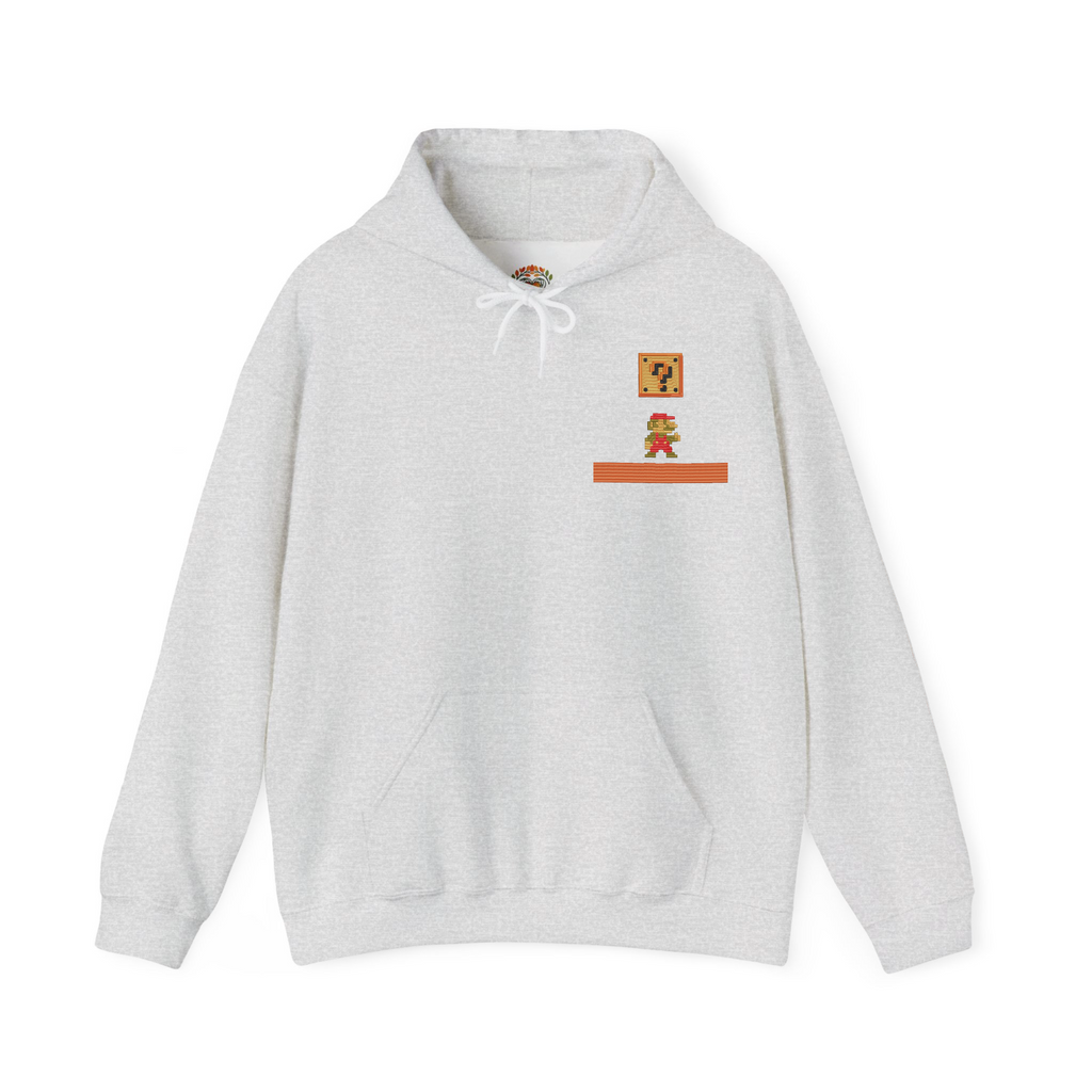 Sudadera con capucha bordada de Super Mario Pixel Art | Sudadera | Camiseta