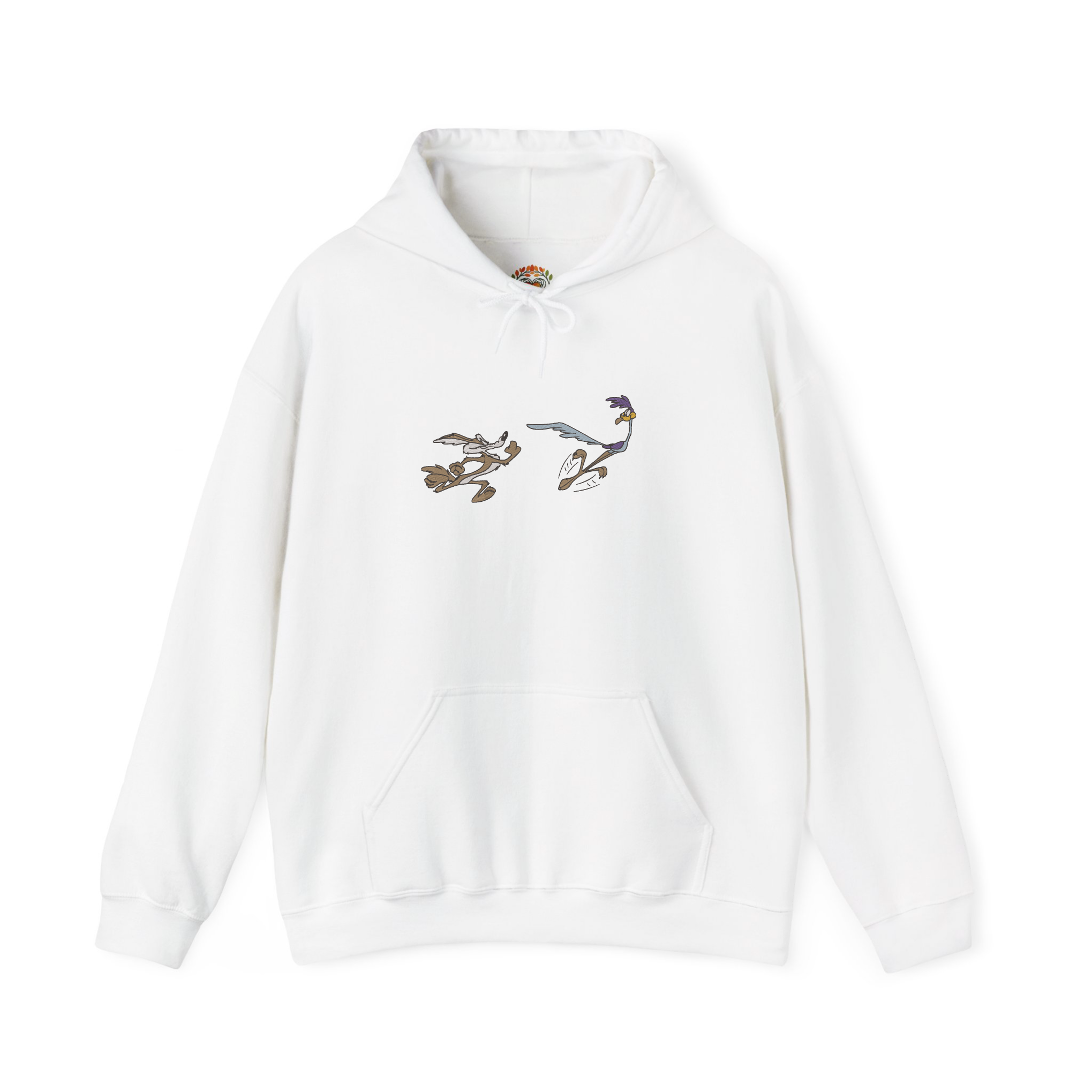 90s Cartoon The Road Runner Show Embroidery Hoodie | Sweatshirt | T-shirt