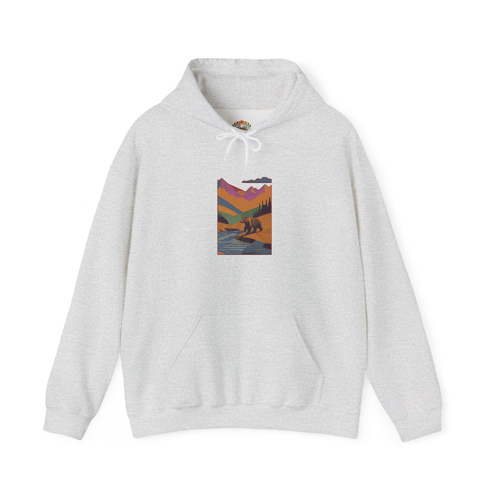 Yellowstone National Park Mountain Hiking Embroidered Hoodie | Sweatshirt | T-shirt