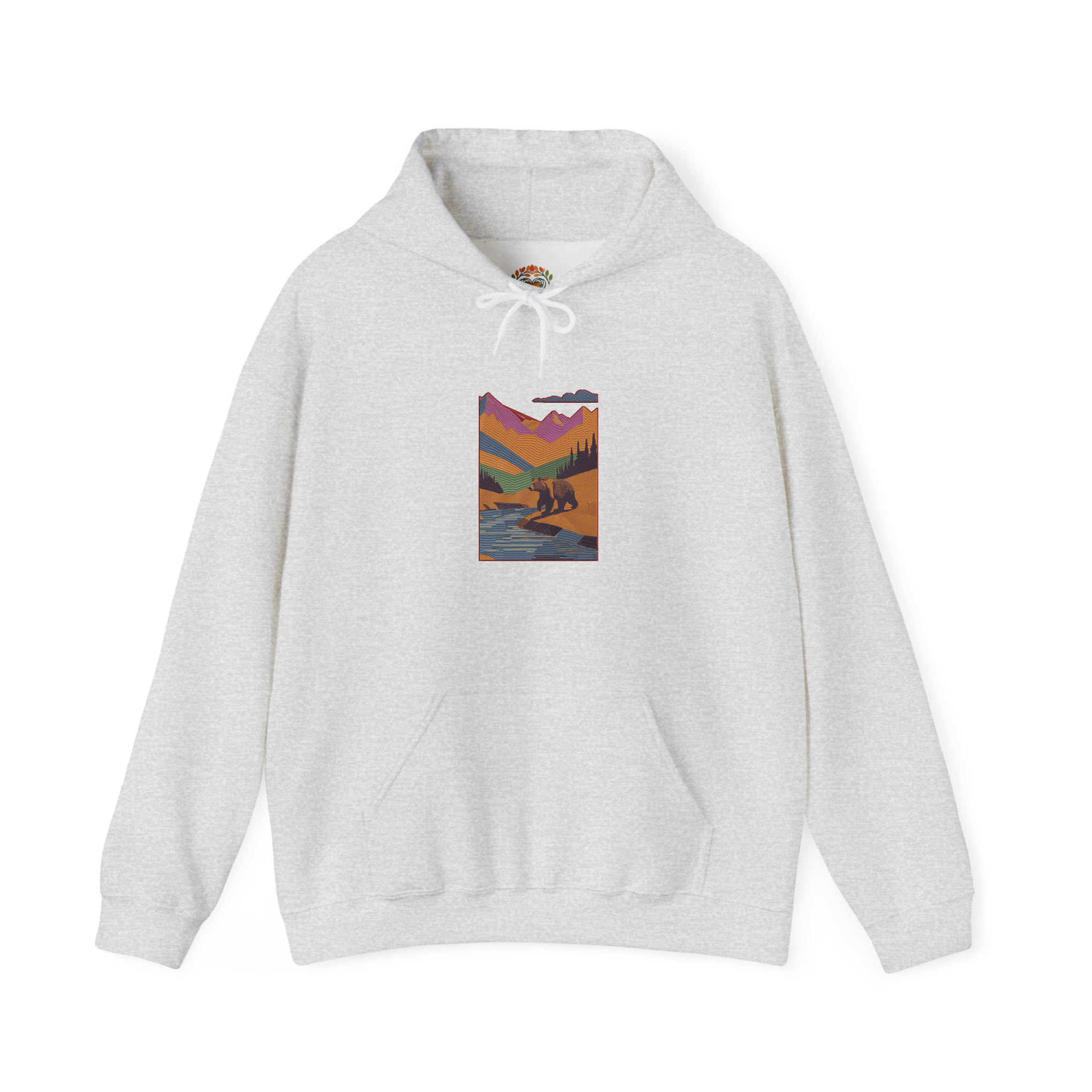 Yellowstone National Park Mountain Hiking Embroidered Hoodie | Sweatshirt | T-shirt
