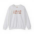 Cute Christmas Holiday Boho Rainbow Embroidery Hoodie | Sweatshirt | T-shirt