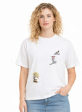 Japanese Samurai Embroidered Heavyweight Premium Cotton T shirt