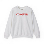 CONQUER Gym Motivation 3D Embroidered Hoodie | Sweatshirt