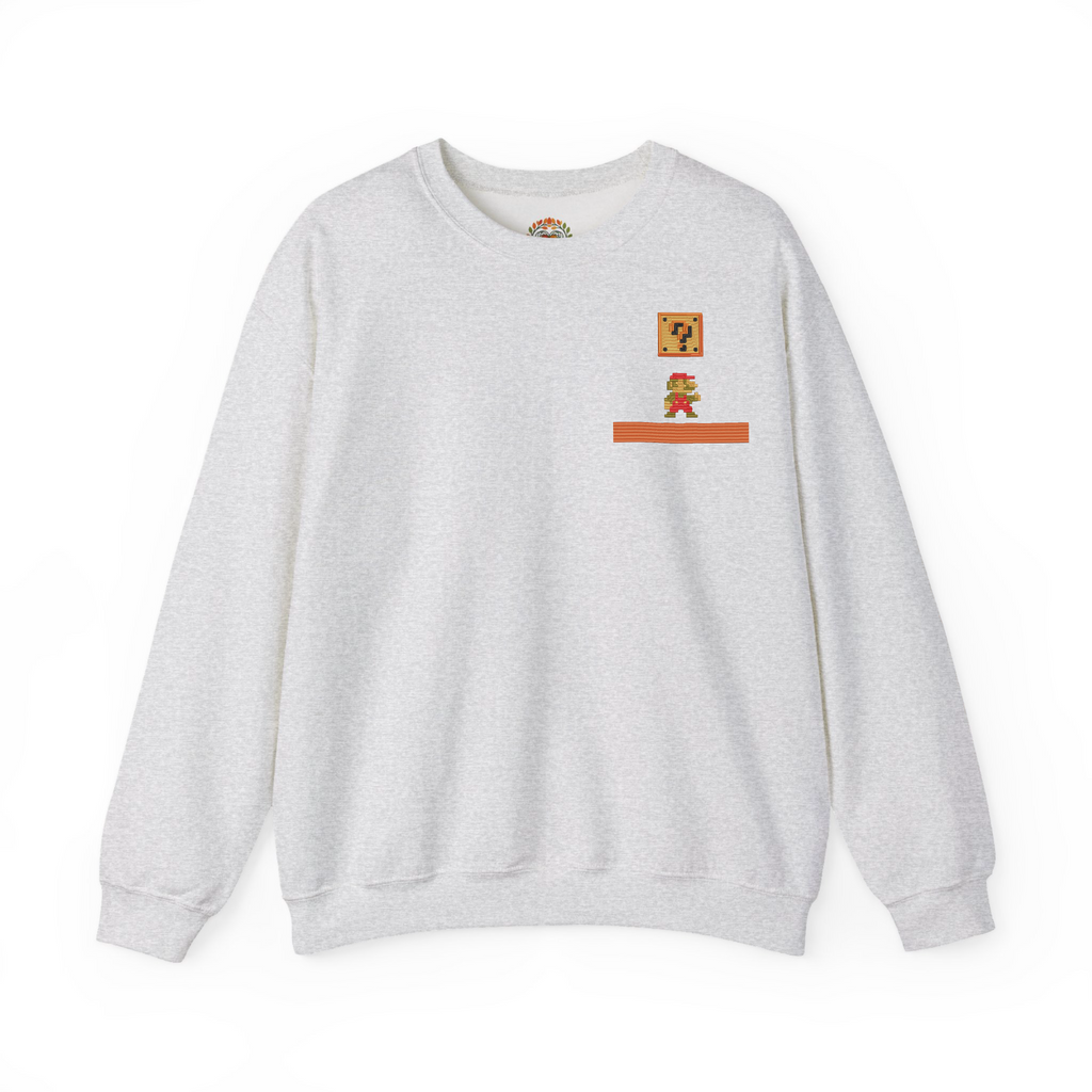 Sudadera con capucha bordada de Super Mario Pixel Art | Sudadera | Camiseta