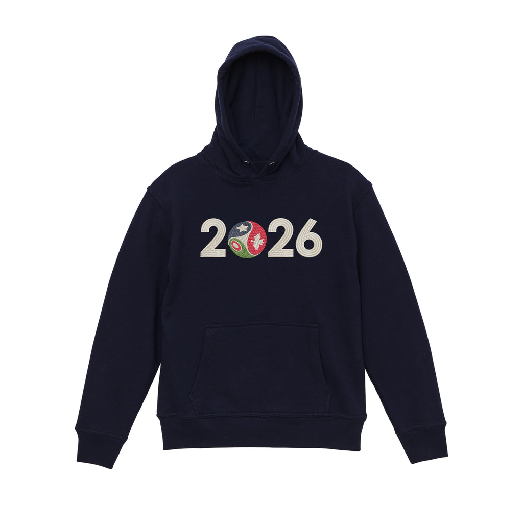 FIFA WORLDCUP 2026 Embroidered Heavyweight 450 GSM Cotton Hoodie Sweatshirt