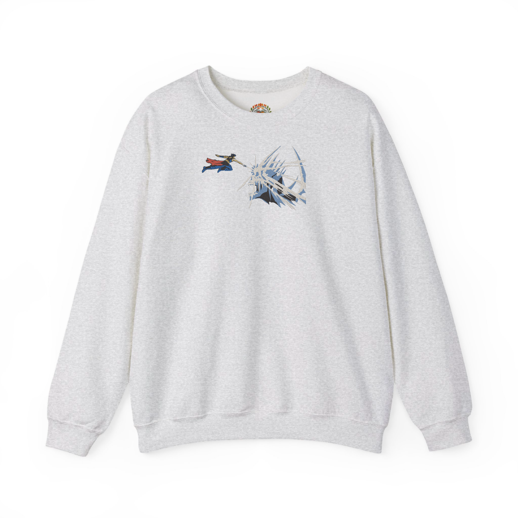 Anime Fantasy Skull Fight Premium Heavyweight Embroidered Hoodie and Sweatshirt