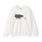 Cute Dog Celebrating Christmas Embroidery Hoodie | Sweatshirt | T-shirt