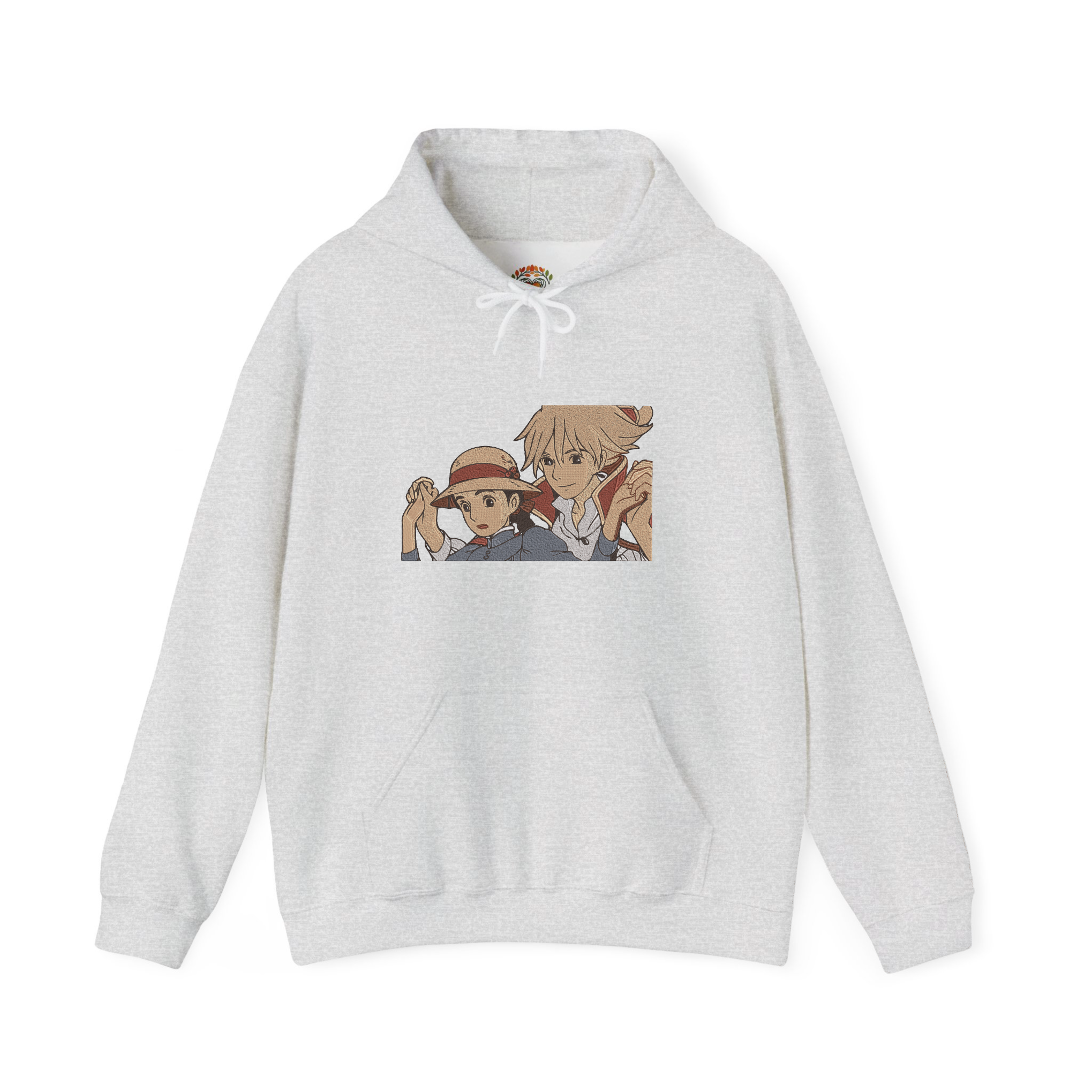 Ghibli Howl's Moving Castle Howl Sophie Embroidery Hoodie | Sweatshirt