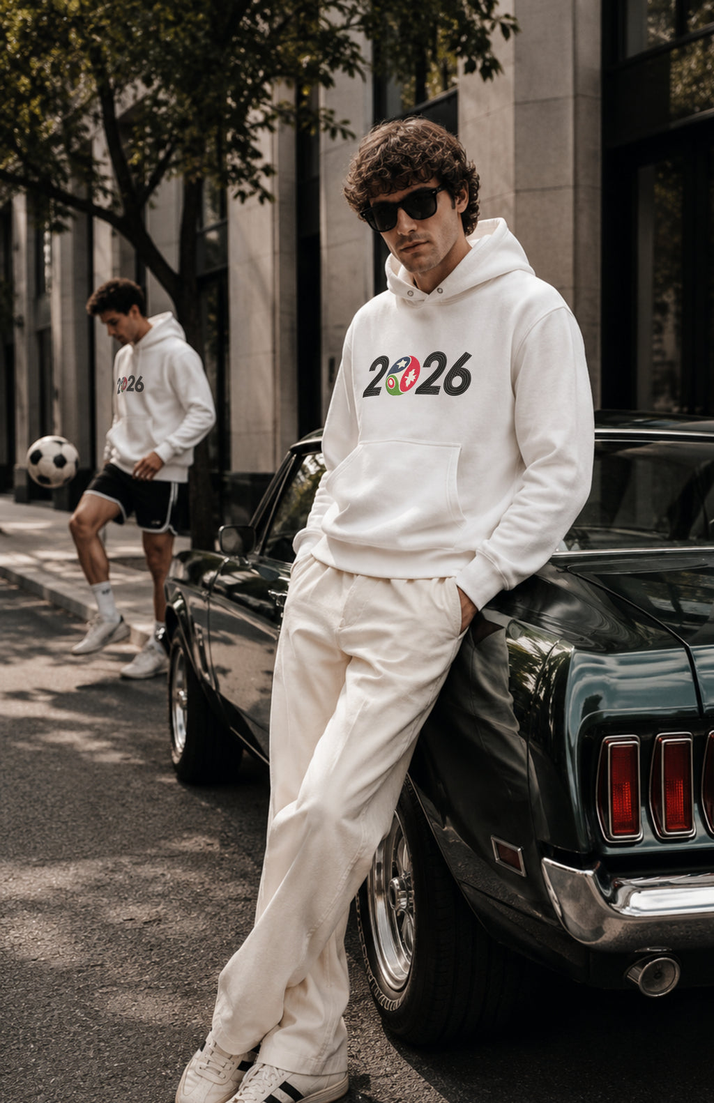 FIFA WORLDCUP 2026 Embroidered Heavyweight 450 GSM Cotton Hoodie Sweatshirt