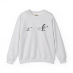 Penguin Surfing Embroidery Hoodie | Sweatshirt | T-shirt