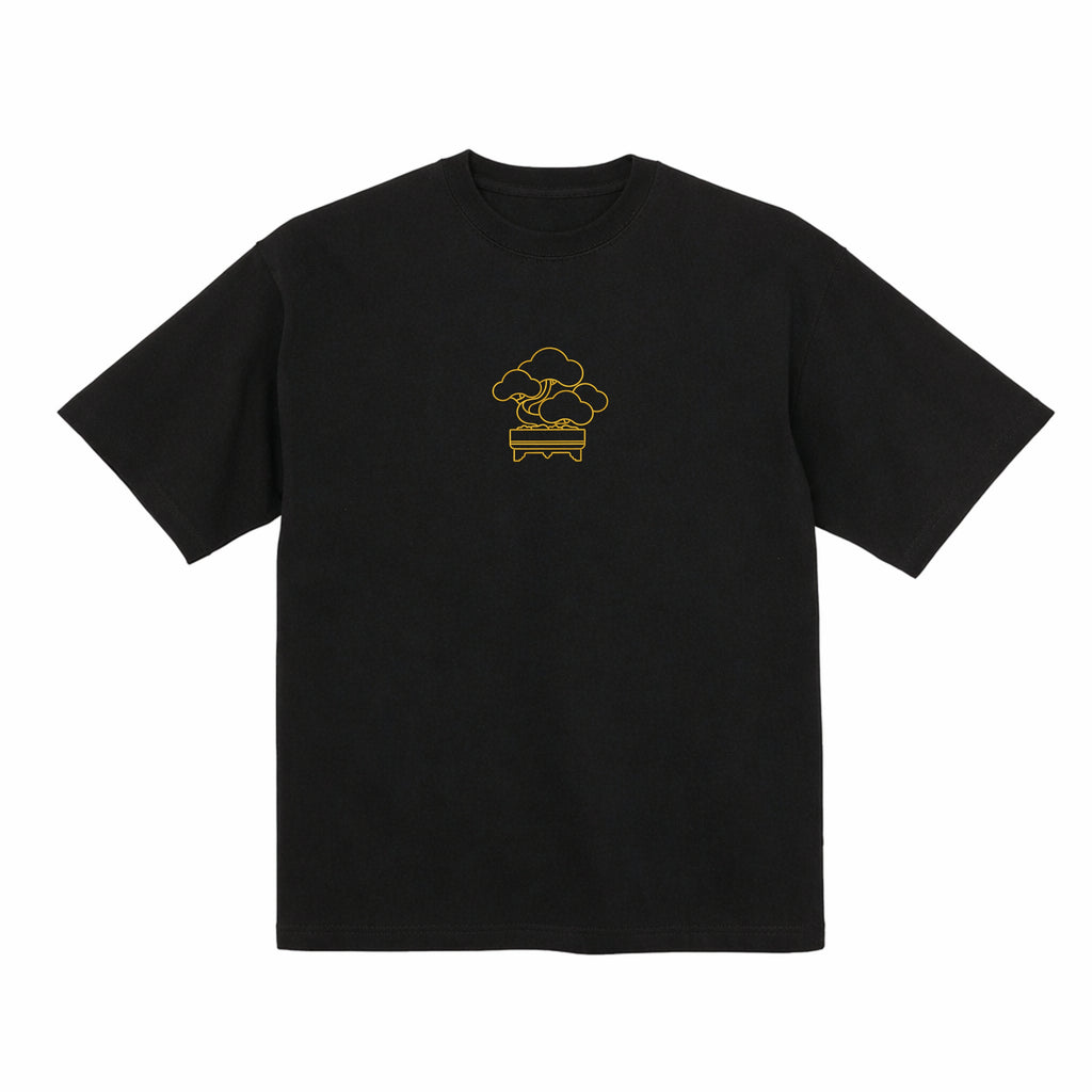 Japanese Bonsai | Embroidered 300GSM Organic Cotton T shirt