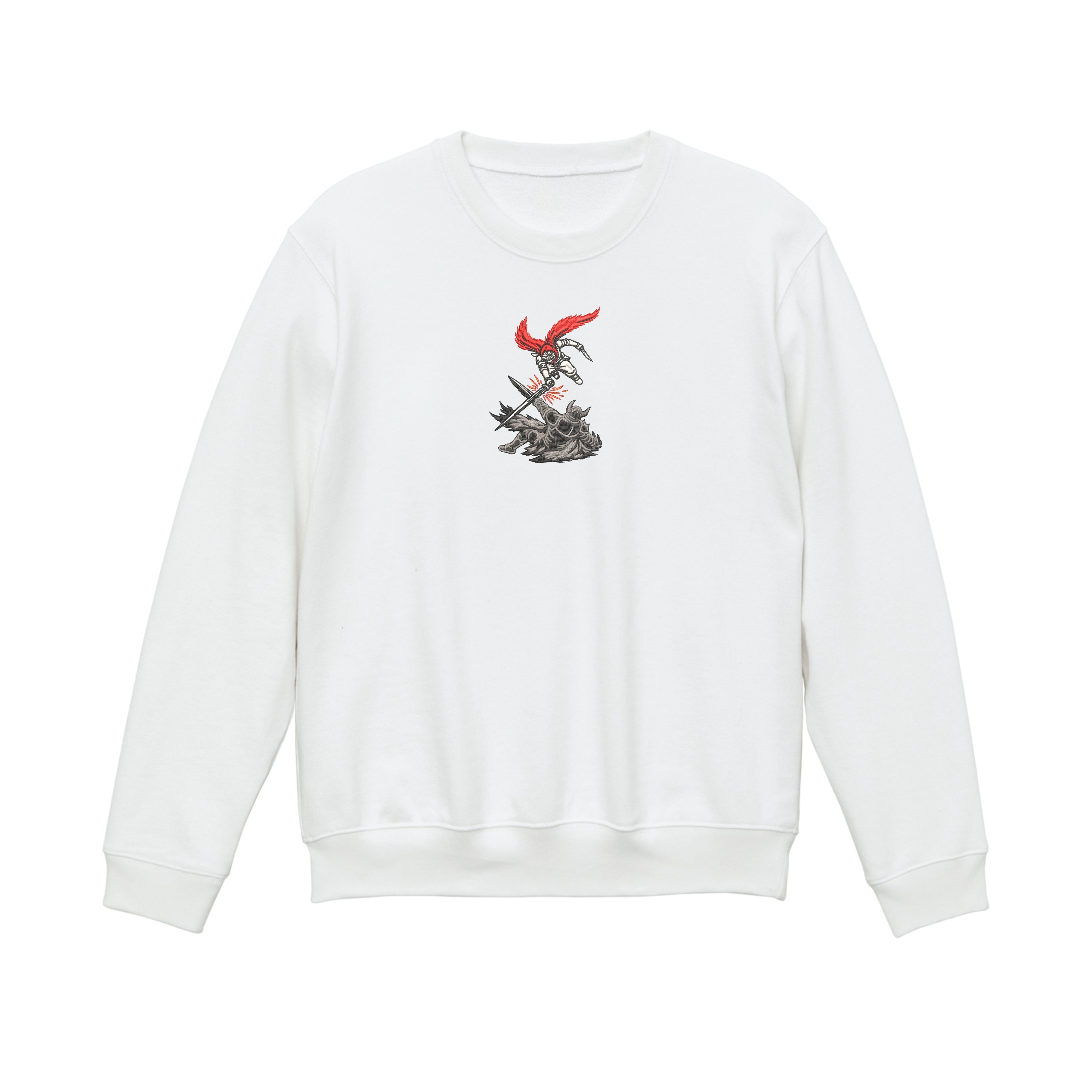 Sudadera con capucha y sudadera pesada bordada de Demon Slayer japonesa