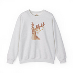 Sudadera con capucha y bordado de reno navideño | Sudadera | Camiseta