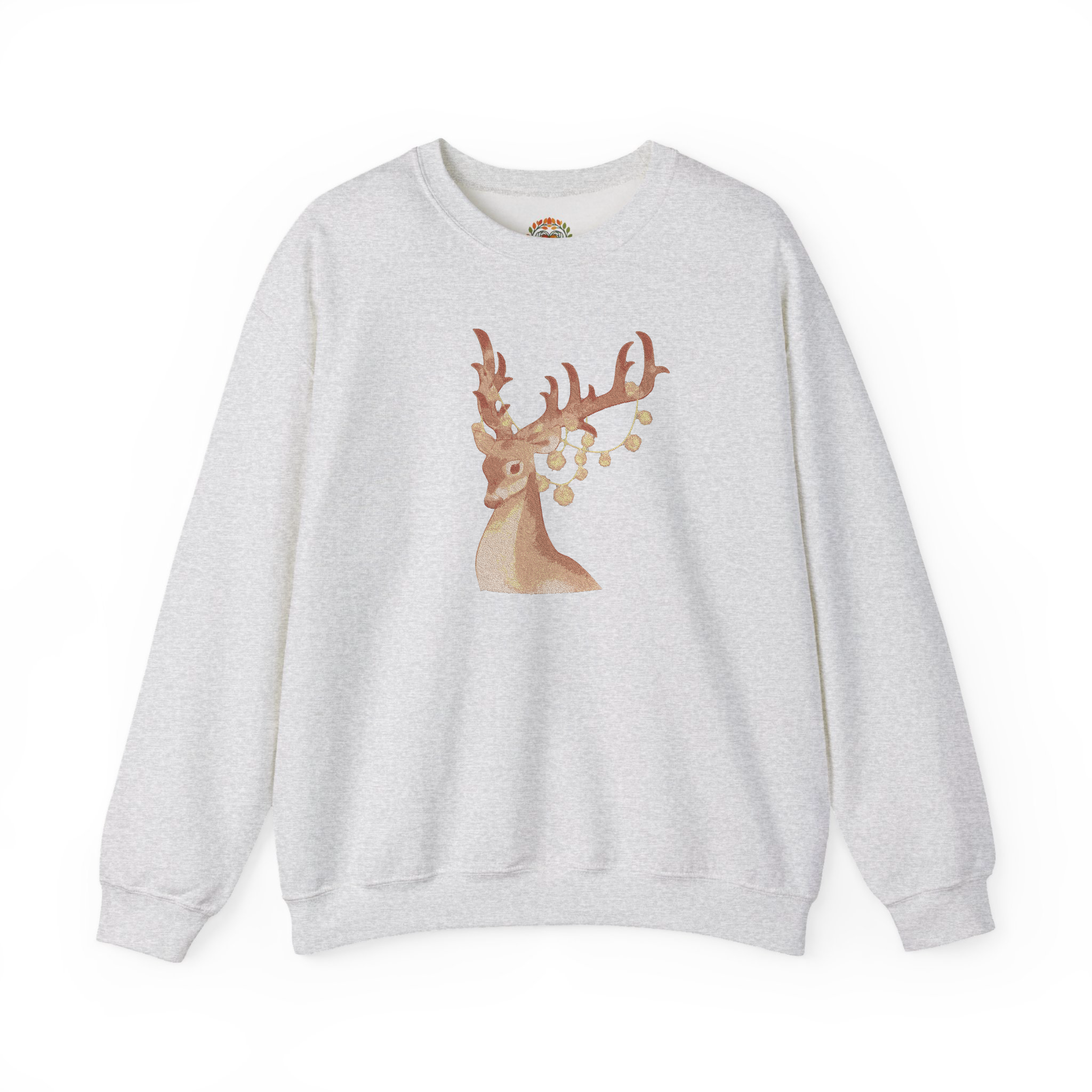 Christmas Reindeer Embroidery Hoodie | Sweatshirt | T-shirt