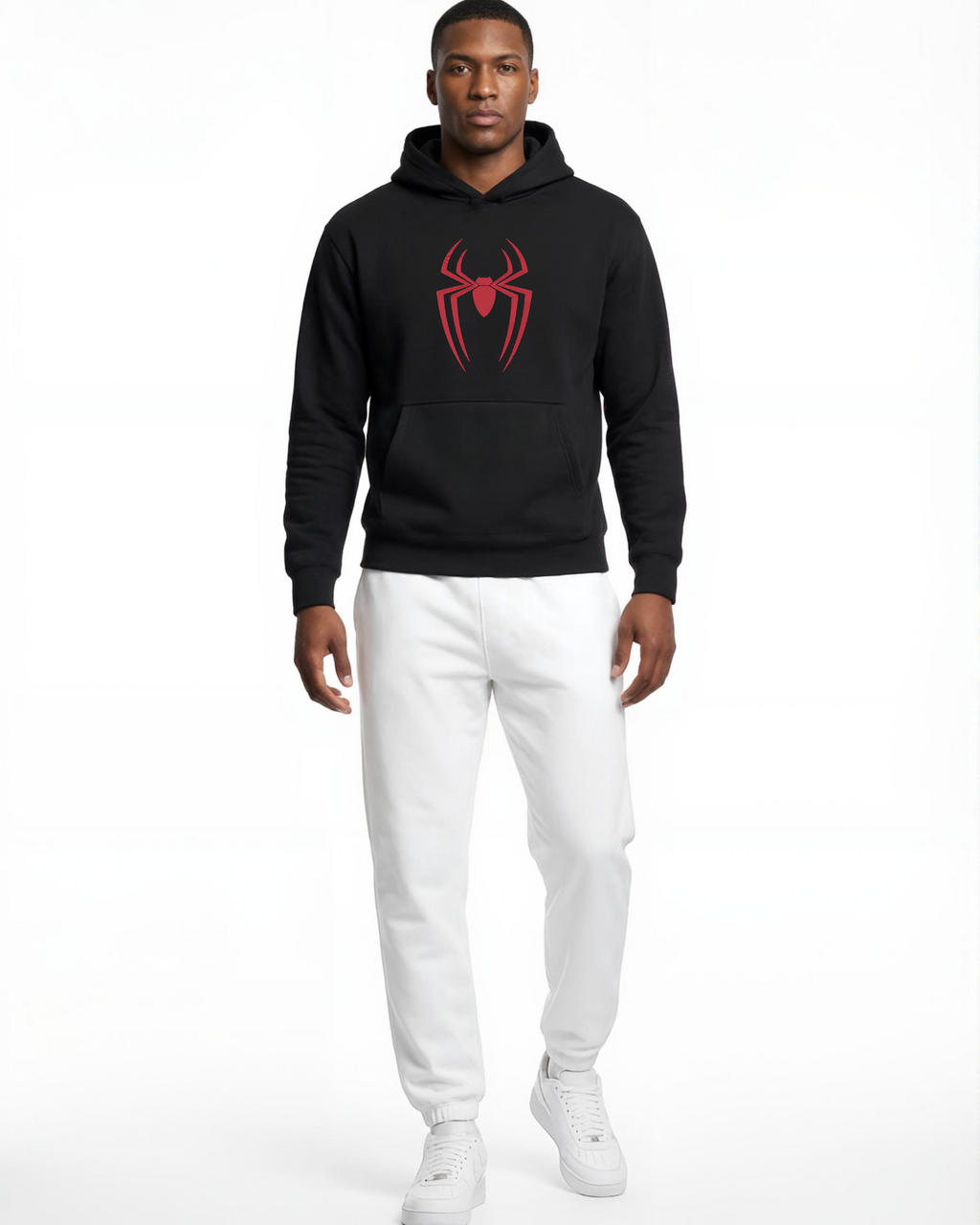 Spider Logo 3D Embroidered Hoodie | Sweatshirt | T-shirt