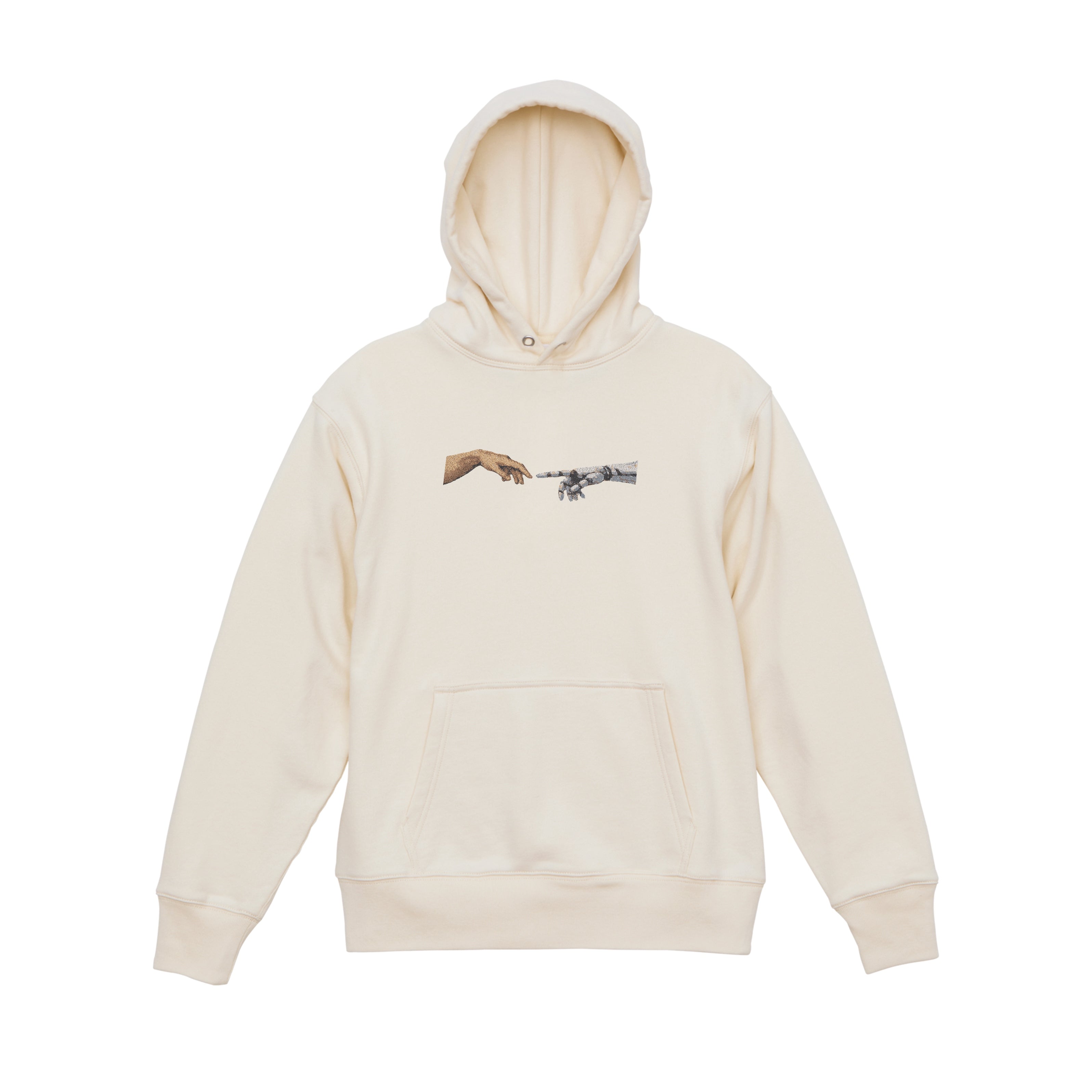 Creation of Adam Vs AI Embroidered Heavyweight Hoodie and Sweatshirt