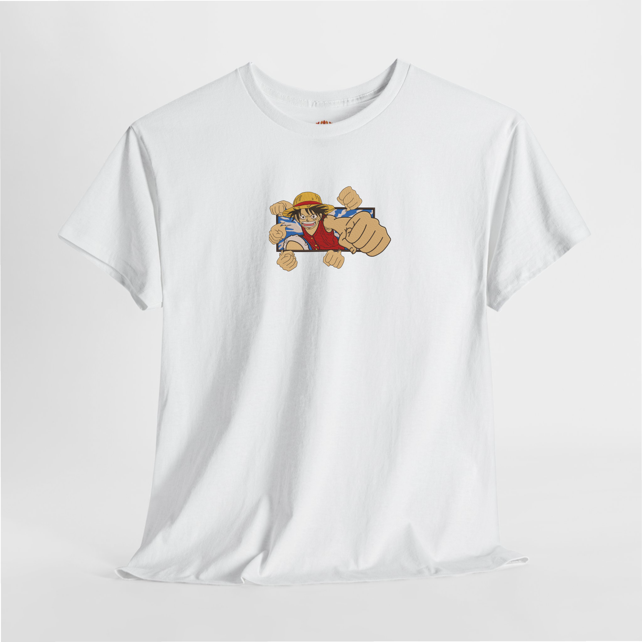 モンキー・D・ルフィ ゴムゴムのパンチ ワンピース 刺繍 パーカー | スウェットシャツ | Tシャツ