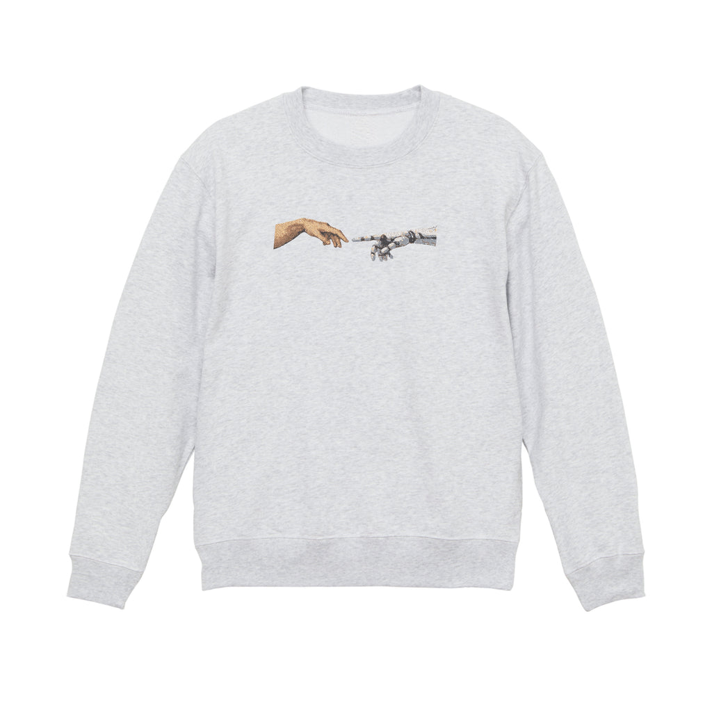 Creation of Adam Vs AI Embroidered Heavyweight Hoodie and Sweatshirt