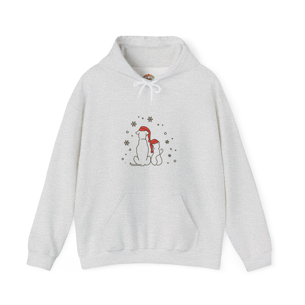 Christmas Holiday Dog Mom Embroidery Hoodie | Sweatshirt | T-shirt