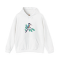 Kingfisher Bird Embroidery Hoodie | Sweatshirt | T-shirt