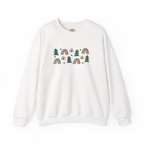 Colorful Christmas Trees Decoration Abstract Boho Embroidery Hoodie | Sweatshirt | T-shirt