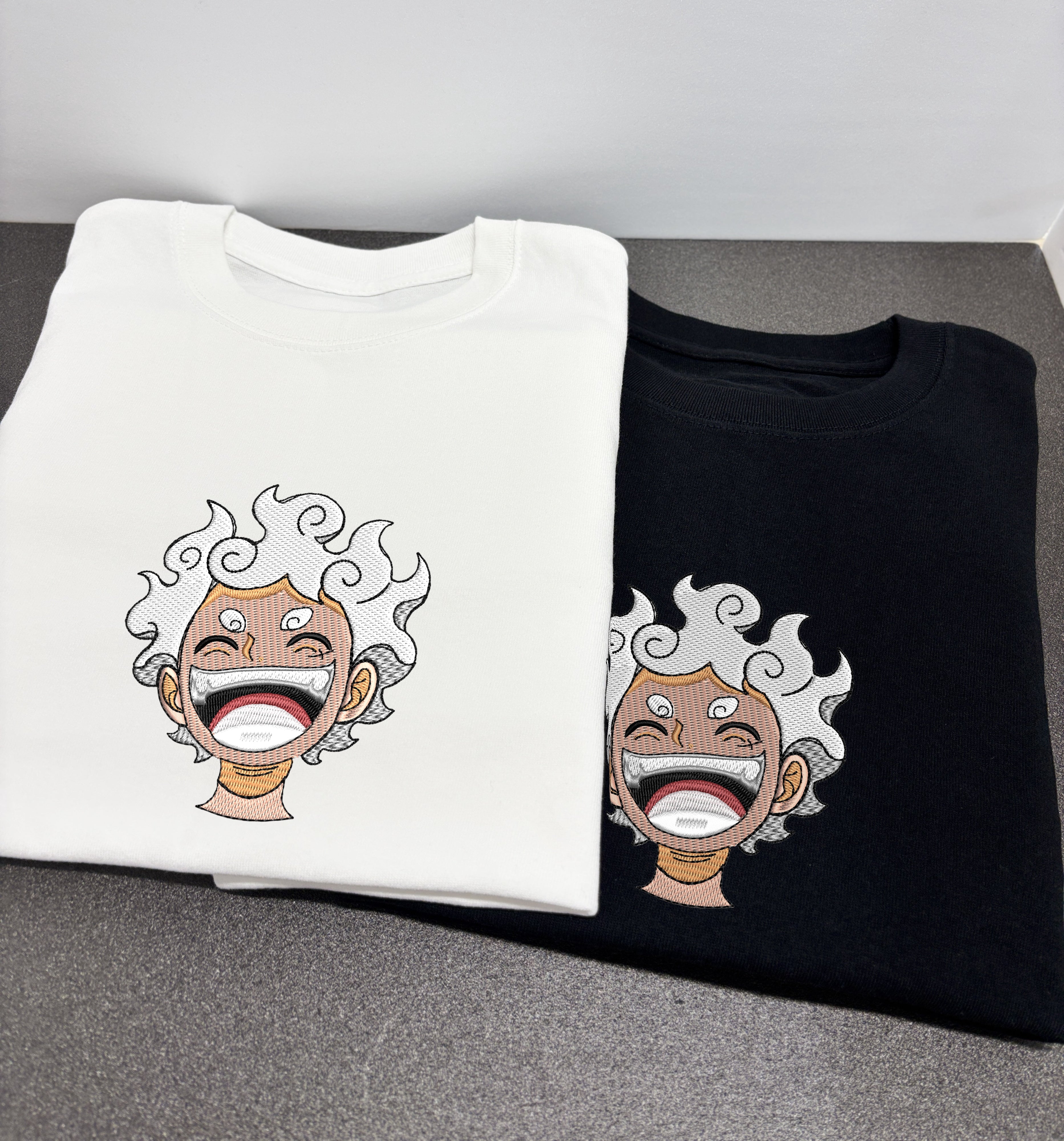 Joy Boy Gear 5 Monkey D Luffy Embroidered Premium T Shirt