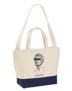 The Over Thinker Rodin Embroidered Embroidered Tote Bag