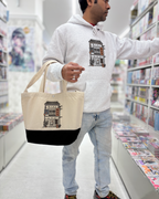 Tienda de ramen de Tokio | Bolsa de tela bordada premium