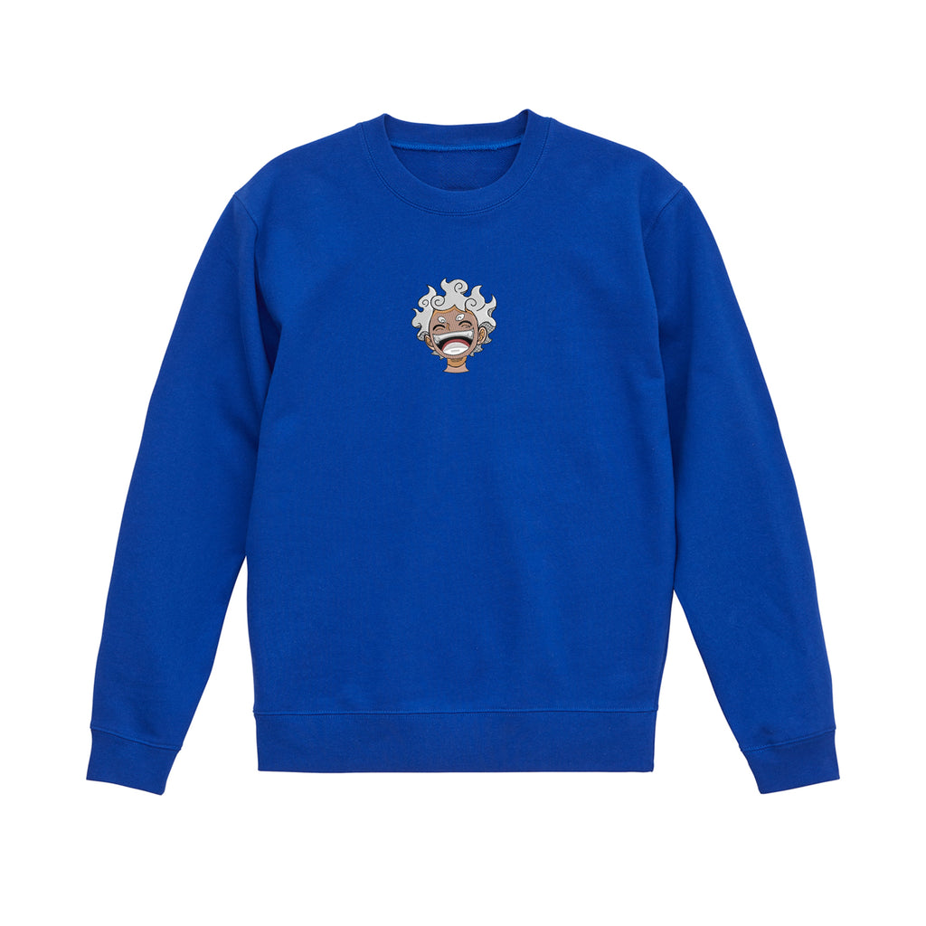 Joy Boy Gear 5 Monkey D Luffy Embroidered Heavyweight 450 GSM Cotton Hoodie Sweatshirt
