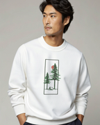 Sudadera con capucha y bordado del camping Red Moonlight | Sudadera | Camiseta