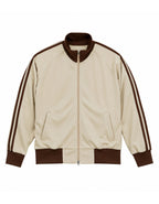 Two Piece Dual Zip Track Jacket & Pants Set – Pair of Jacket & Pant Tracksuit with Side Stripes
