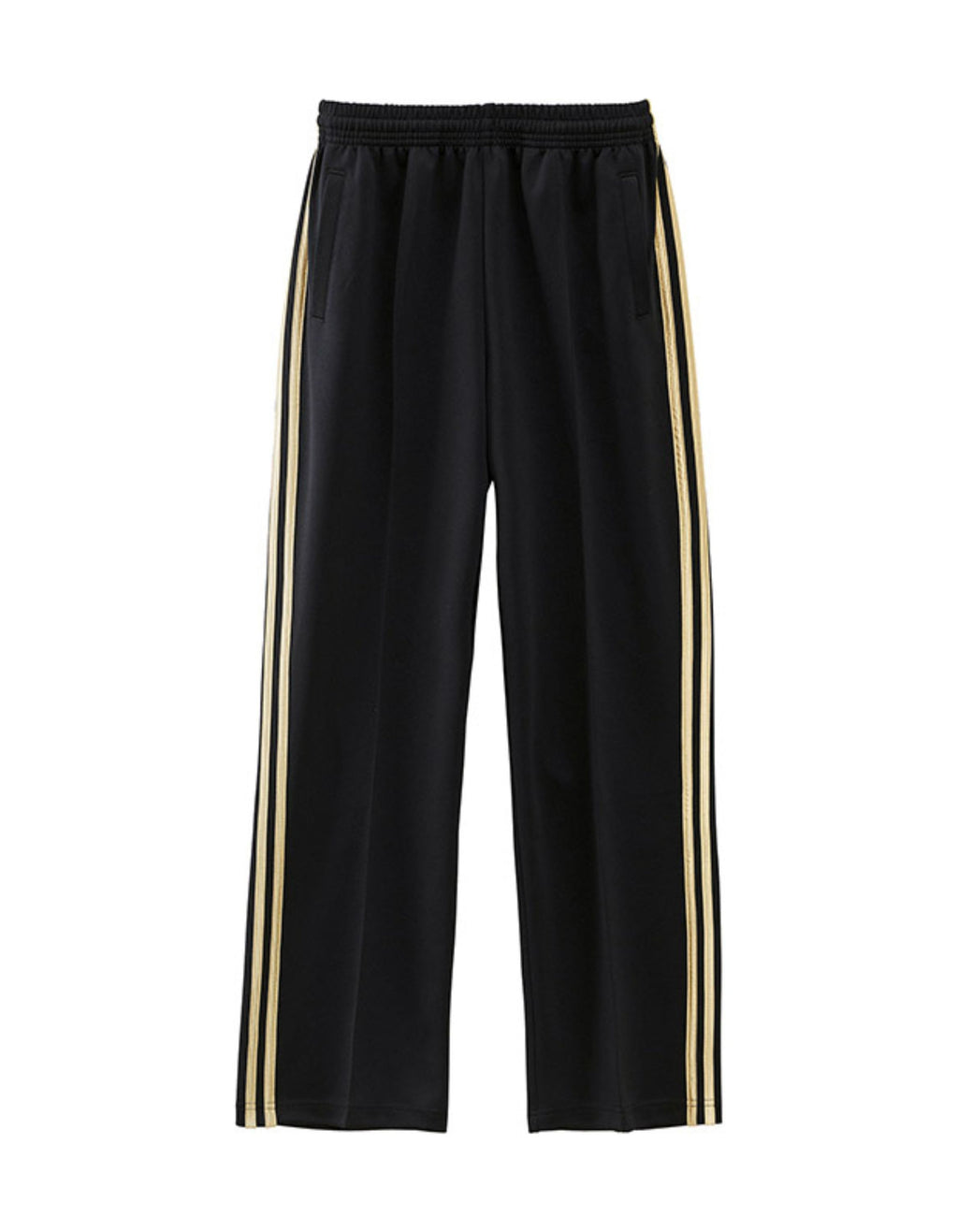 Two Piece Dual Zip Track Jacket & Pants Set – Pair of Jacket & Pant Tracksuit with Side Stripes