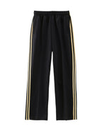 Two Piece Dual Zip Track Jacket & Pants Set – Pair of Jacket & Pant Tracksuit with Side Stripes