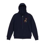 Abstract Tulip Lady Mural Embroidered Heavyweight Hoodie and Sweatshirt