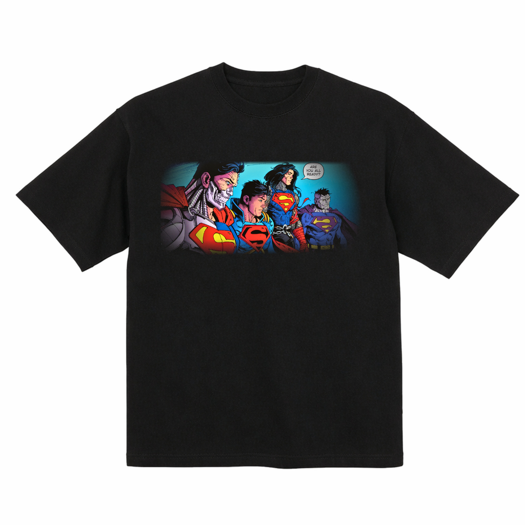 Vintage Superboy Prime Death Metal Dark DC Comics Graphic T Shirt Organic Cotton 200GSM