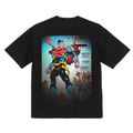Vintage Superboy Prime Death Metal Dark DC Comics Graphic T Shirt Organic Cotton 200GSM