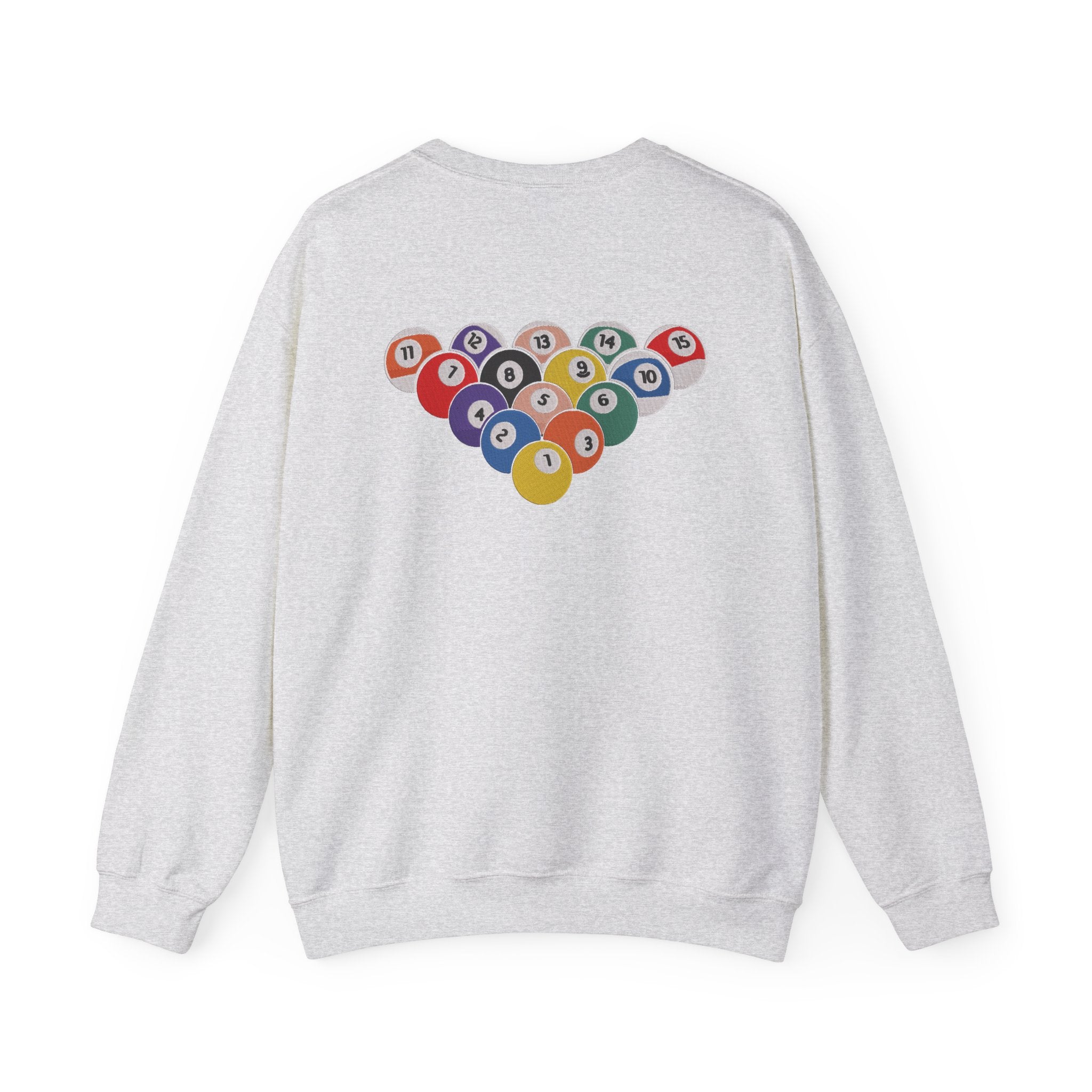 Billiard Eight Ball Rack Embroidery Hoodie | Sweatshirt