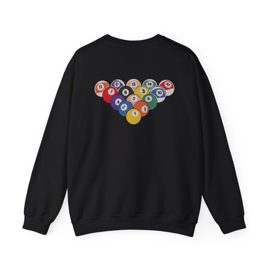 Billiard Eight Ball Rack Embroidery Hoodie | Sweatshirt