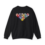 Billiard Eight Ball Rack Embroidery Hoodie | Sweatshirt