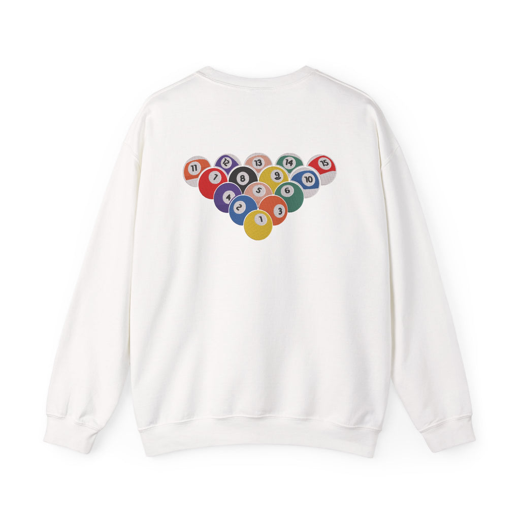 Billiard Eight Ball Rack Embroidery Hoodie | Sweatshirt