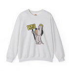 Emotionless "I’m So Happy" Sarcastic Droopy Embroidery Hoodie | Sweatshirt | T-shirt