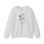 FamilyGuy Brian Holding Martini Funny Pet Cocktail Hilarious Embroidery Hoodie | Sweatshirt | T-shirt