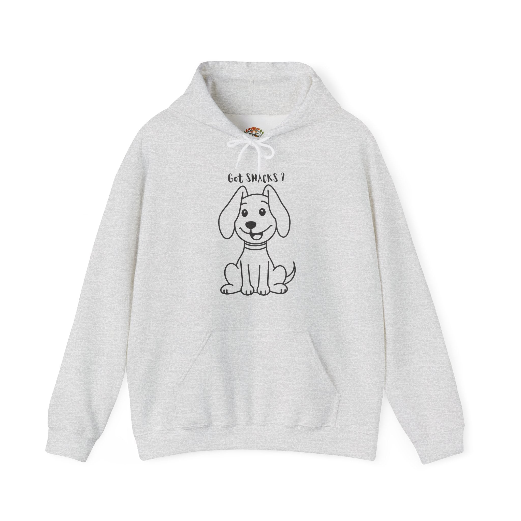 Cute Cartoon Puppy 'Got Snacks? Embroidery Hoodie | Sweatshirt | T-shirt