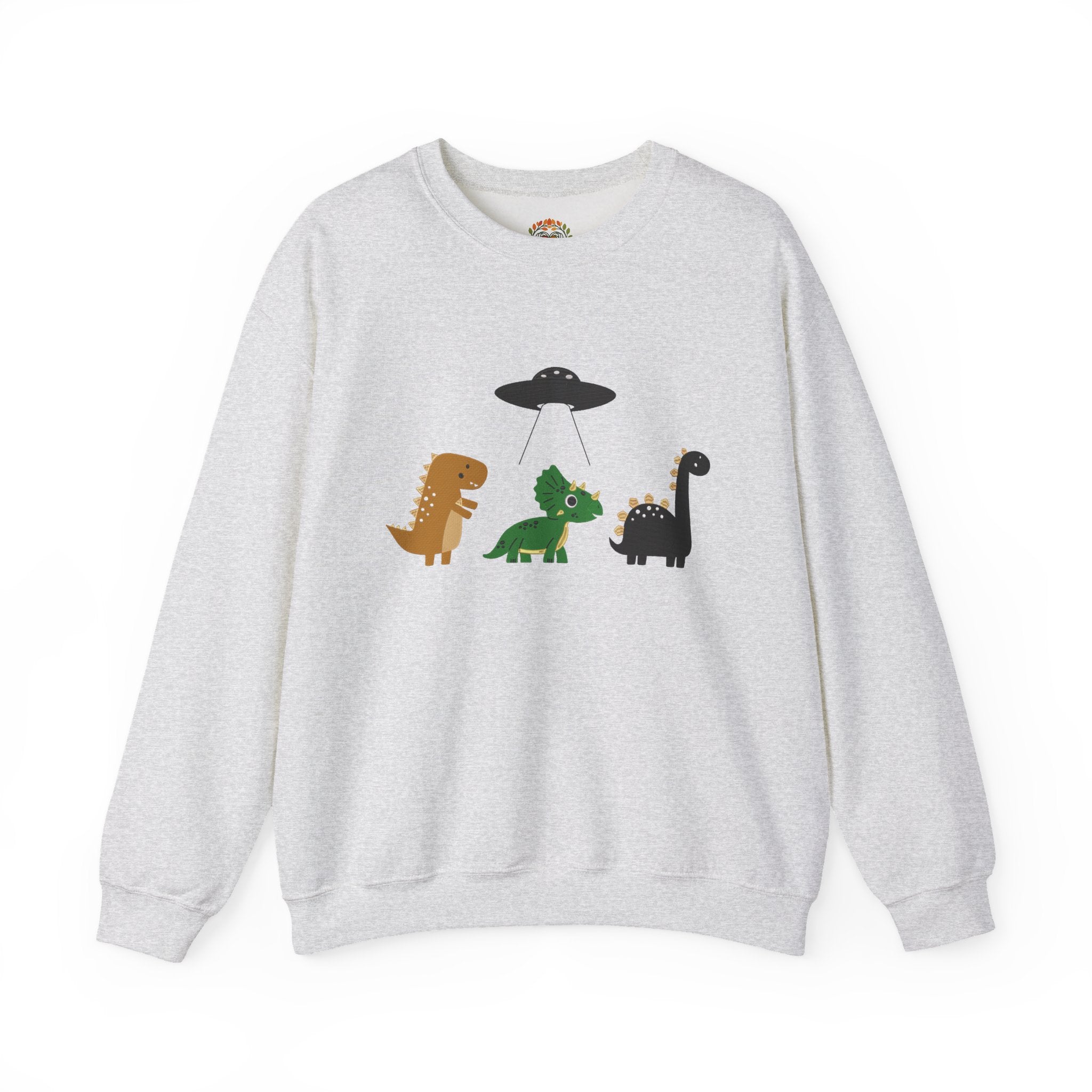 Alien Invasion Dinasour Embroidery Hoodie | Sweatshirt