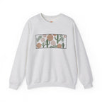 Boho Desert Cactus Southwestern Botanical Illustration Embroidery Hoodie | Sweatshirt