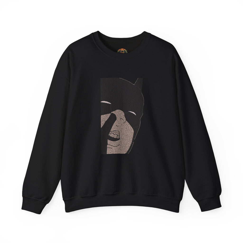 Retro Batman Picking Nose Embroidery Hoodie | Sweatshirt | T-shirt