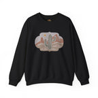 Desert Cactus Sunset Landscape Embroidery Hoodie | Sweatshirt | T-shirt