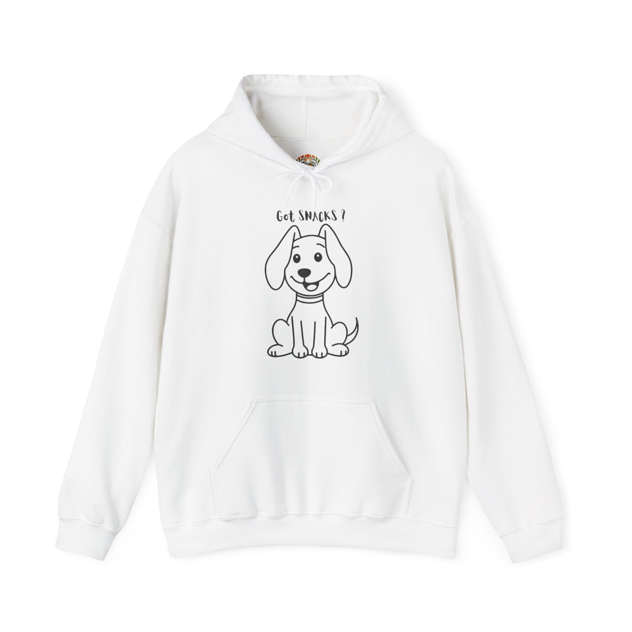 Cute Cartoon Puppy 'Got Snacks? Embroidery Hoodie | Sweatshirt | T-shirt