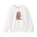 Vintage Cartoon Comic Sketchy Garfield Scribble Cat Embroidery Hoodie | Sweatshirt | T-shirt