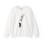 毎日のお父さん、子供の棒人間、はしご登りの刺繍パーカー | スウェットシャツ | Tシャツ